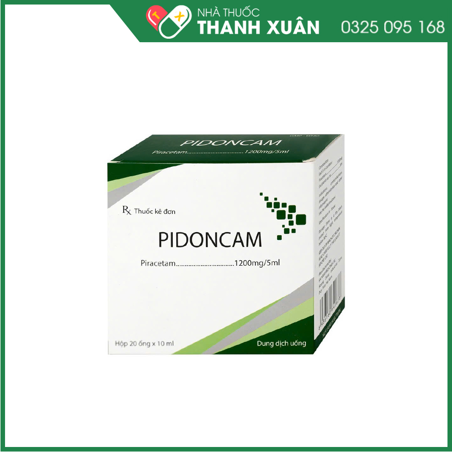 Pidoncam thuốc điều trị rối loạn tuần hoàn não